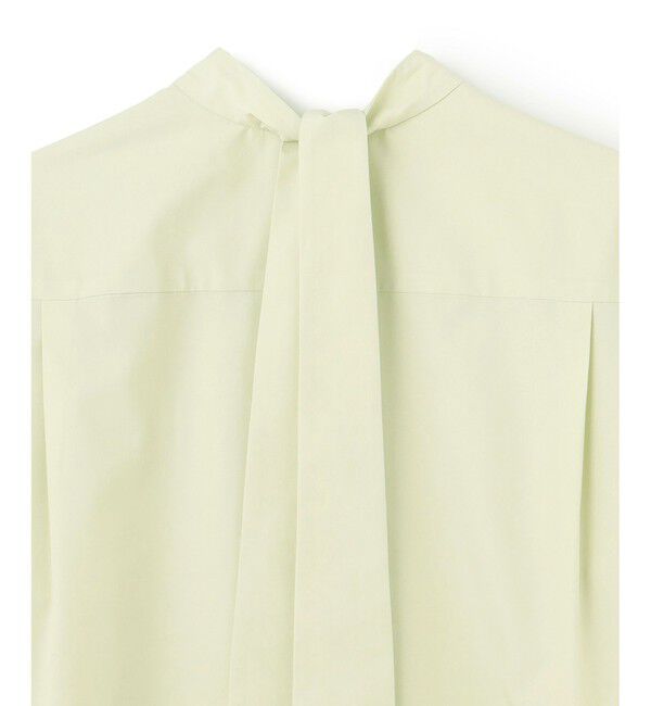 BEIGE,「【洗える】CLOVER / コットンバックボウタイブラウス」|シャツ・ブラウス|