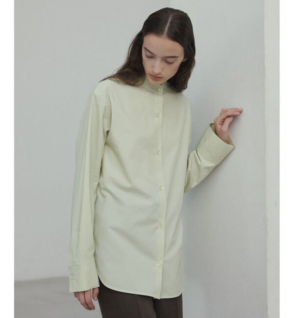 BEIGE,「【洗える】CLOVER / コットンバックボウタイブラウス」|シャツ・ブラウス|