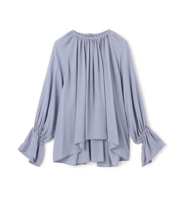 BEIGE,「【洗える】MUSCARI / ソフトシルクキャンディースリーブブラウス」|シャツ・ブラウス|