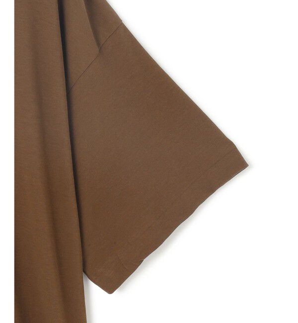 BEIGE,「【BEIGE,ecru/WEB限定・洗える】FINE DRY TOUCH / ねじりデザインコットンオーバーサイズTシャツ」|Tシャツ・カットソー|