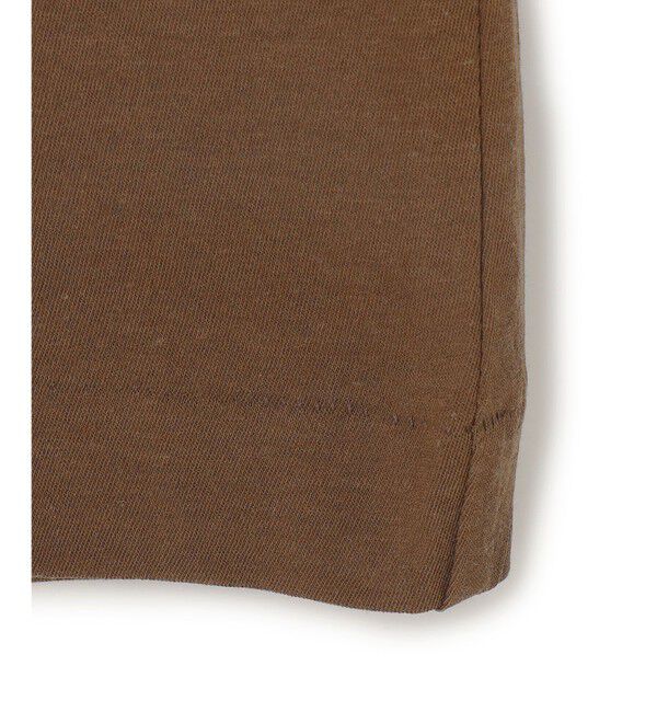 BEIGE,「【BEIGE,ecru/WEB限定・洗える】FINE DRY TOUCH / ねじりデザインコットンオーバーサイズTシャツ」|Tシャツ・カットソー|