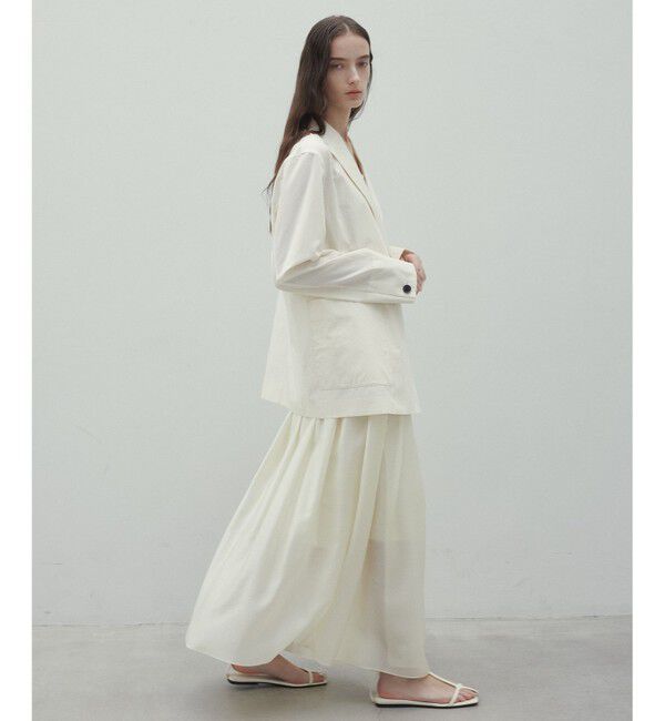 BEIGE,「【洗える】CARINATA / ウエストタックラップスカート」|スカート|