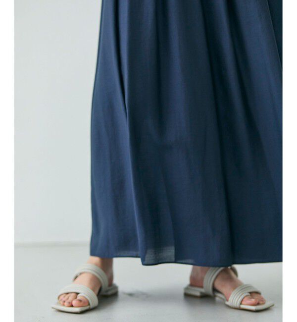 BEIGE,「【洗える】CARINATA / ウエストタックラップスカート」|スカート|