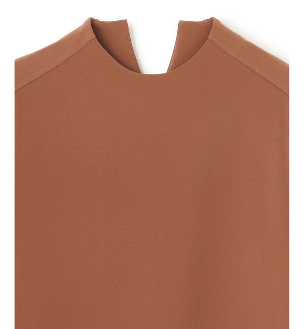 BEIGE,「【洗える】ALTHEA / ダンボールジャージーバックスリットブラウス」|シャツ・ブラウス|