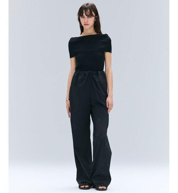 BEIGE,「【洗える】PICCOLO / パンチングドットイージーワイドパンツ」|その他|