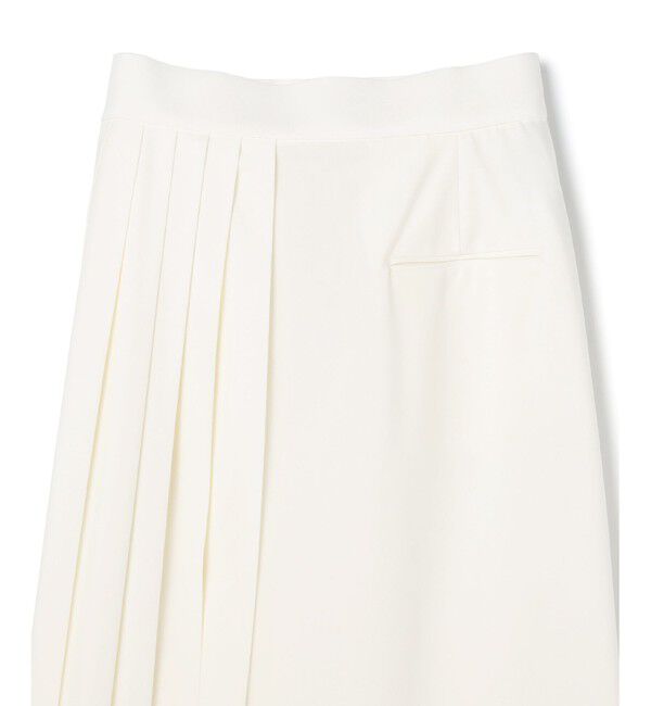 BEIGE,「【セットアップ対応・洗える・BAILA 11月号掲載】ZEPHYR / ウールライクアシンメトリープリーツスカート」|スカート|