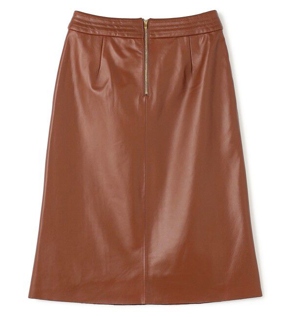 BEIGE,「【Precious 9月号掲載】CLYDE / ステッチベルトラムレザースカート」|スカート|