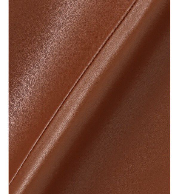 BEIGE,「【Precious 9月号掲載】CLYDE / ステッチベルトラムレザースカート」|スカート|