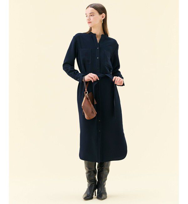 BEIGE,「【WEB限定・洗える】DUPONT / ベルト付き3WAYワンピース」|ワンピース|