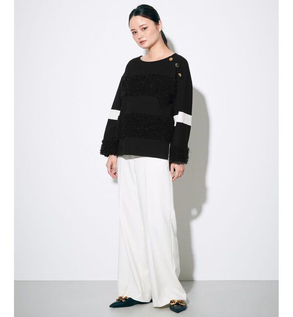  「モヘヤループツイードトップ」|Tシャツ・カットソー|