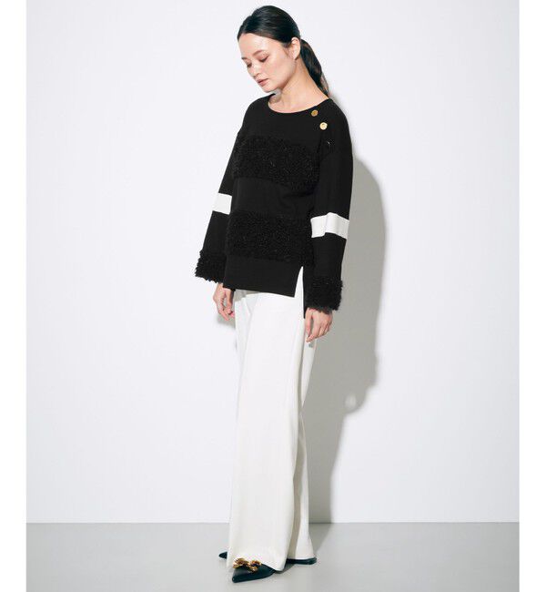  「モヘヤループツイードトップ」|Tシャツ・カットソー|