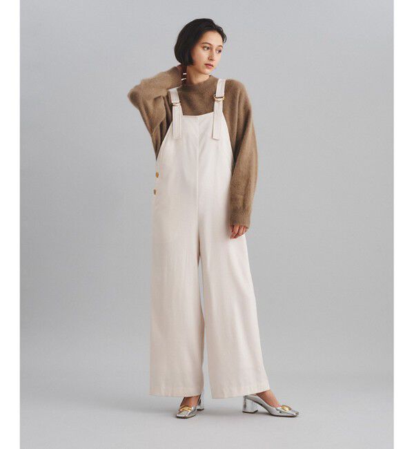  「サイドボタンサロペット」|オールインワン|