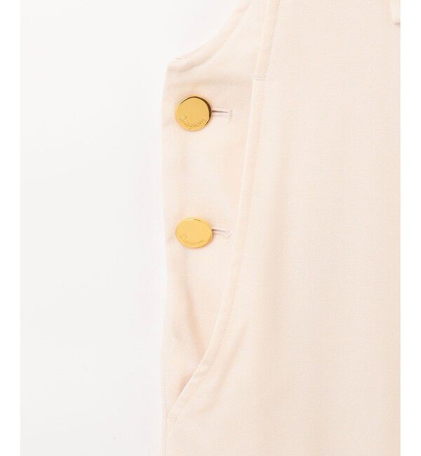  「サイドボタンサロペット」|オールインワン|