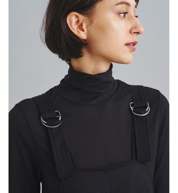  「サイドボタンサロペット」|オールインワン|