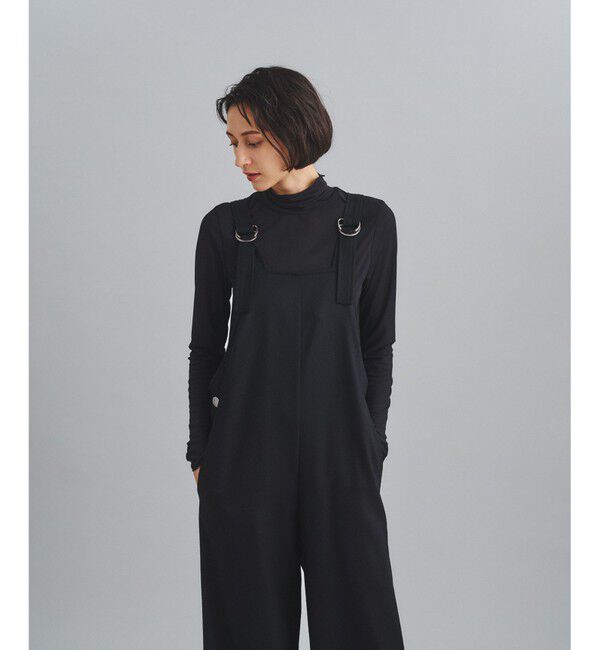  「サイドボタンサロペット」|オールインワン|