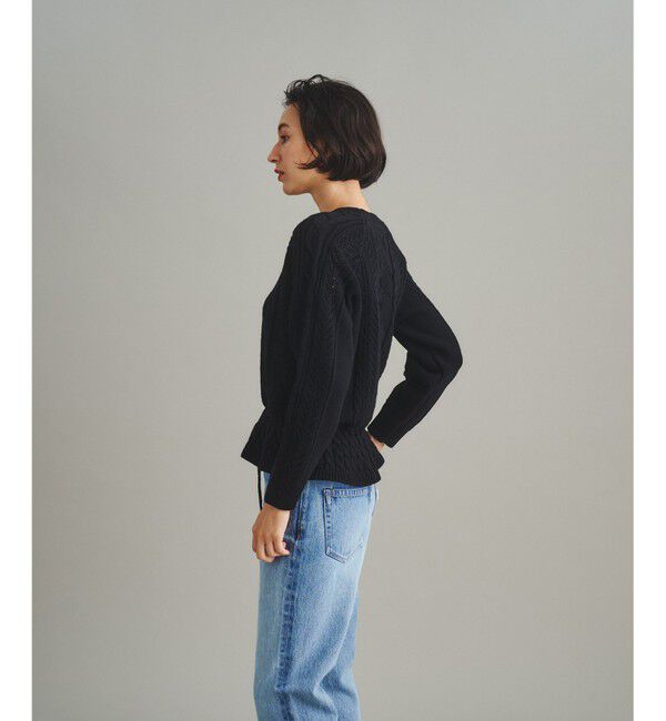  「フローラル刺繍トップ」|ニット・セーター|