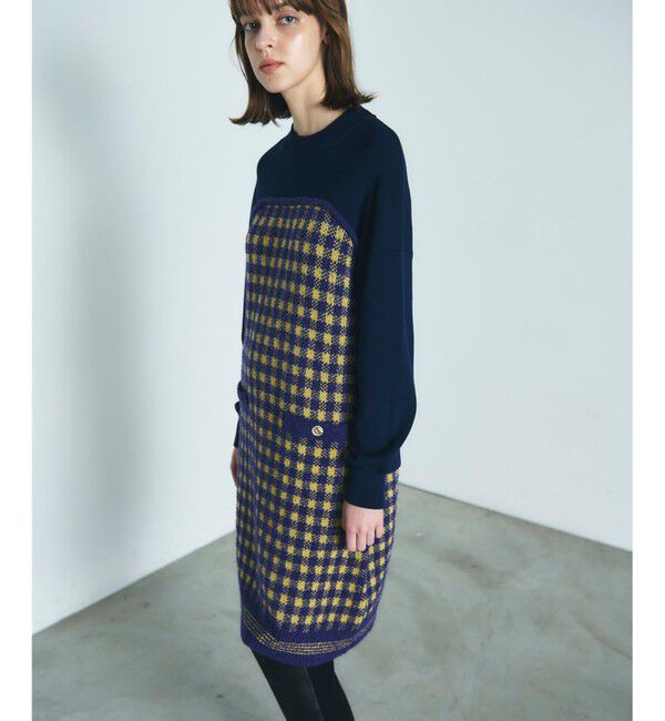 Diagram「チェックミニニットワンピース」|ワンピース|