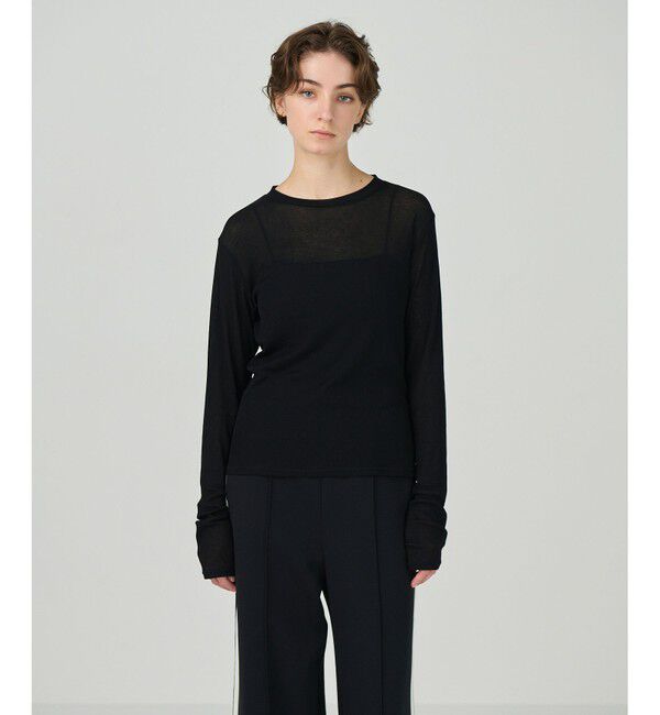 Diagram「シアーテレコカットソー」|Tシャツ・カットソー|ブラック