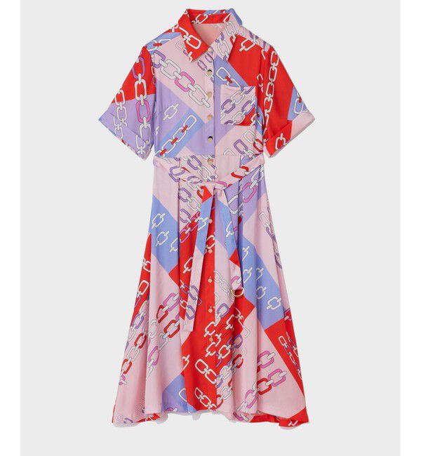 Grace Class「チェーンシャツドレス」|ワンピース|