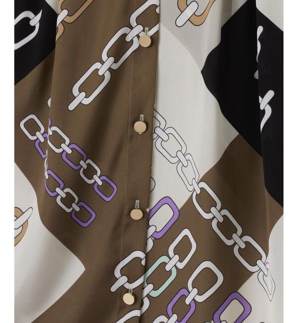 Grace Class「チェーンシャツドレス」|ワンピース|