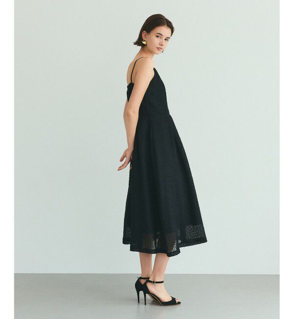 Grace Class「メッシュツイードキャミドレス」|ワンピース|