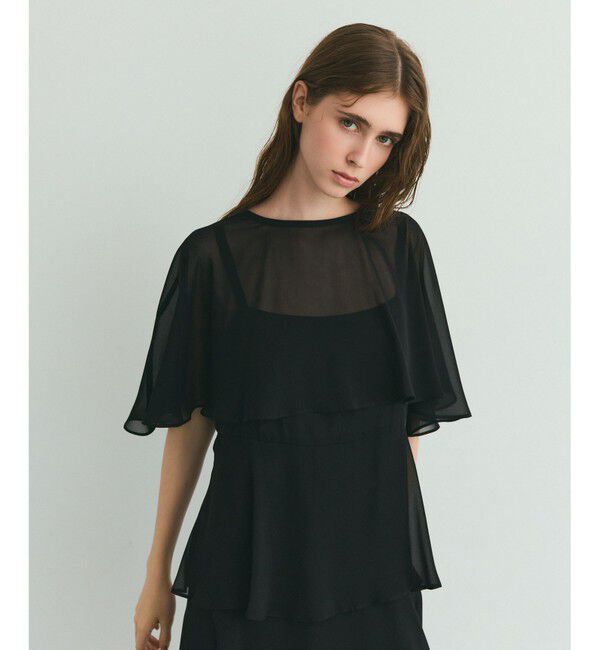 Grace Class「シフォンケープドレス」|ドレス|