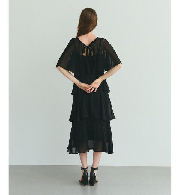 Grace Class「シフォンケープドレス」|ドレス|