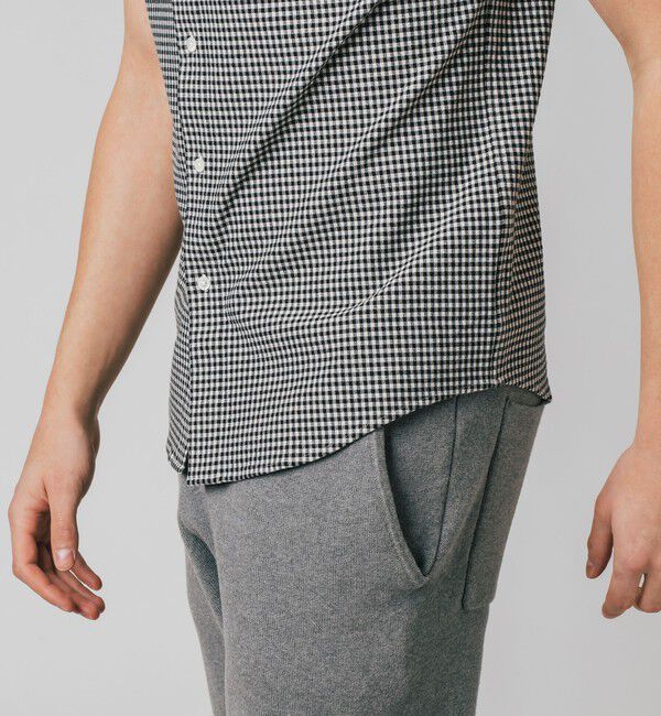 LACOSTE「クールマックスブレンドジャガード半袖チェックシャツ」|シャツ・ブラウス|