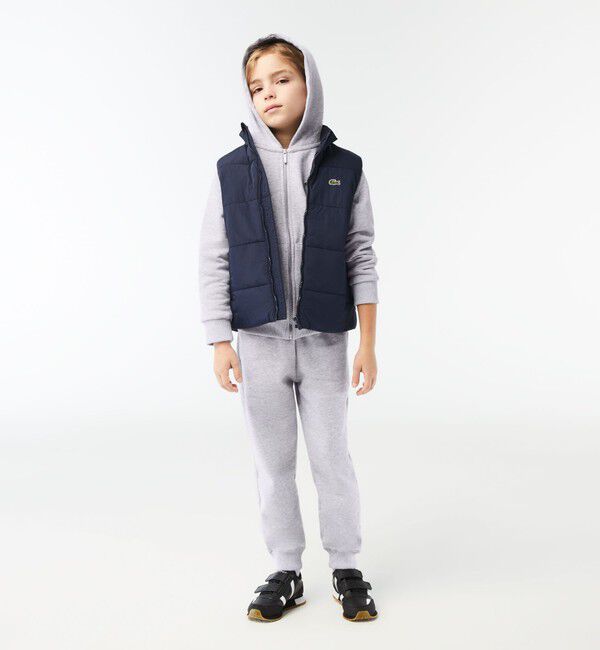 LACOSTE「BOYSミニマルジップアップパーカ」|パーカー|
