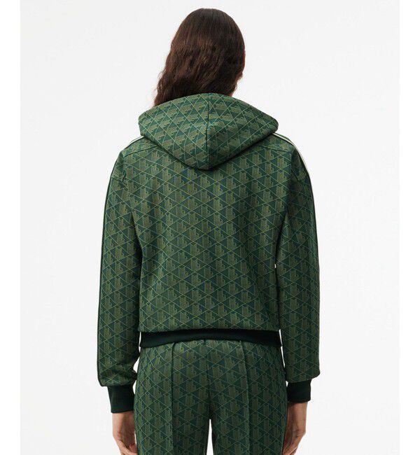 LACOSTE「モノグラムジャカードジップアップフーディー / トラックジャケット」|パーカー|
