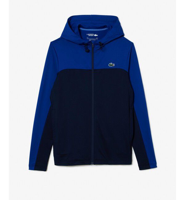 LACOSTE「ウルトラドライバイカラーフードジャケット」|パーカー|