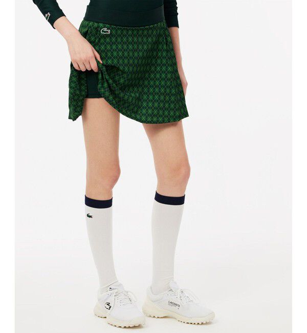 LACOSTE「ウルトラドライ ダブルプリーツ ゴルフスカート」|スカート|