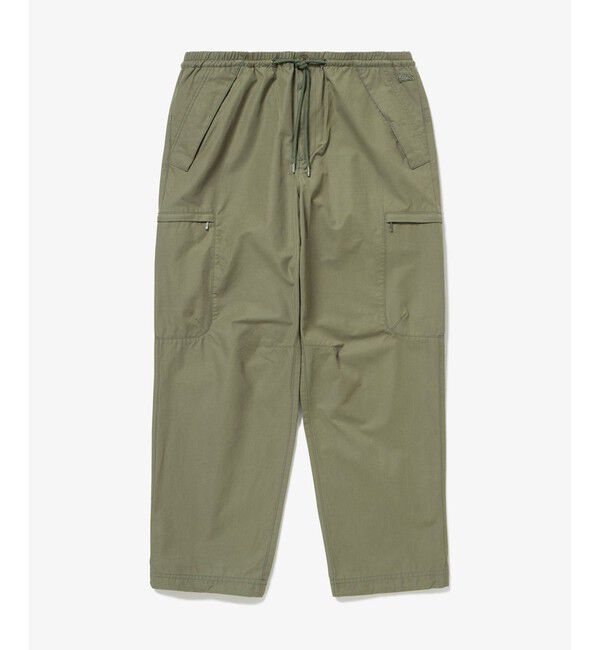 LACOSTE「ワイドテーパード ナイロンコットンツイル 裾ドローコード カーゴパンツ」|カーゴ|