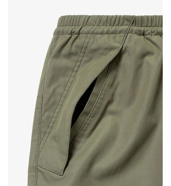 LACOSTE「ワイドテーパード ナイロンコットンツイル 裾ドローコード カーゴパンツ」|カーゴ|