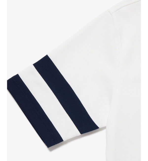 LACOSTE「スリーブラインダブルフェイス鹿の子地半袖Tシャツ トレーナー」|スウェット・ジャージ|