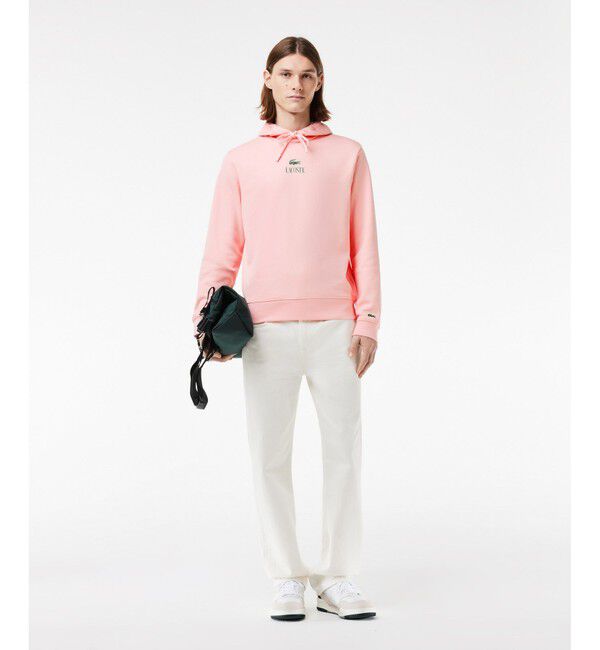 LACOSTE「【EC限定】クラシックグラフィックプリントエッセンシャルフーディー」|パーカー|