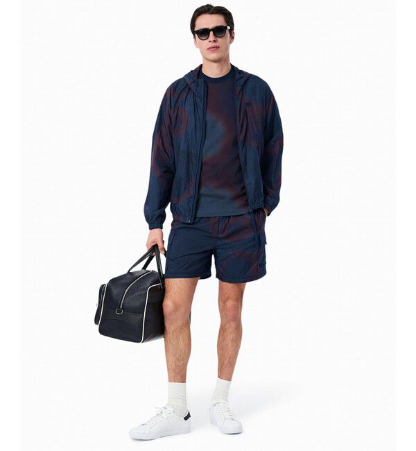 LACOSTE「オンブレテキスタイルクルーネック半袖Tシャツ」|Tシャツ・カットソー|