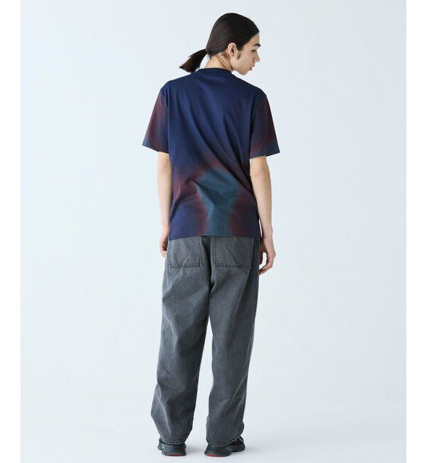 LACOSTE「オンブレテキスタイルクルーネック半袖Tシャツ」|Tシャツ・カットソー|