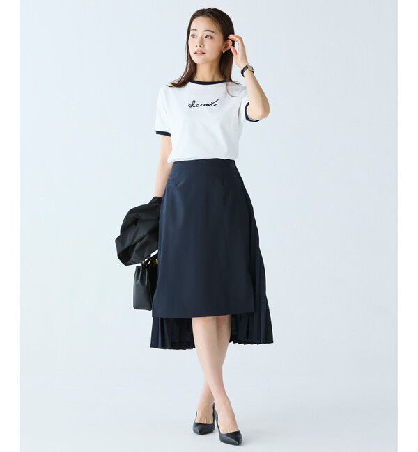 LACOSTE「前後切り替えプリーツスカート」|スカート|