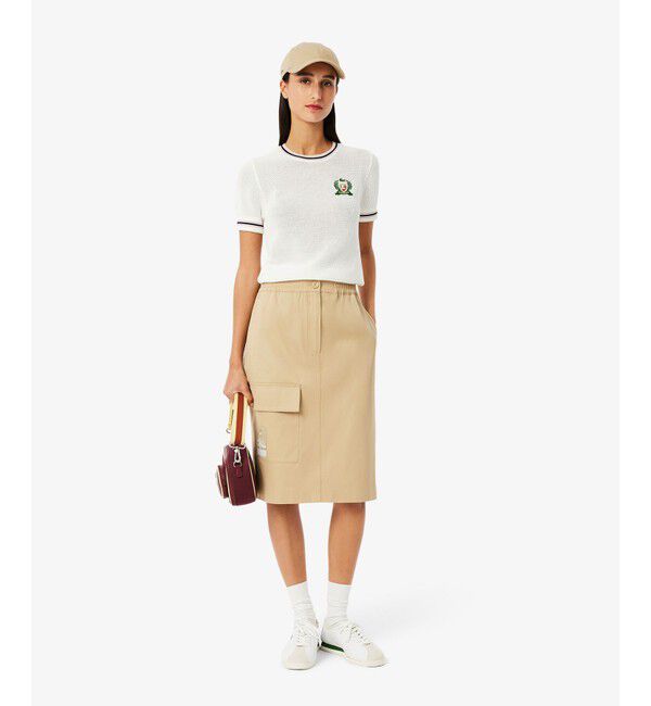 LACOSTE「アシンメトリーカーゴポケットスカート」|スカート|