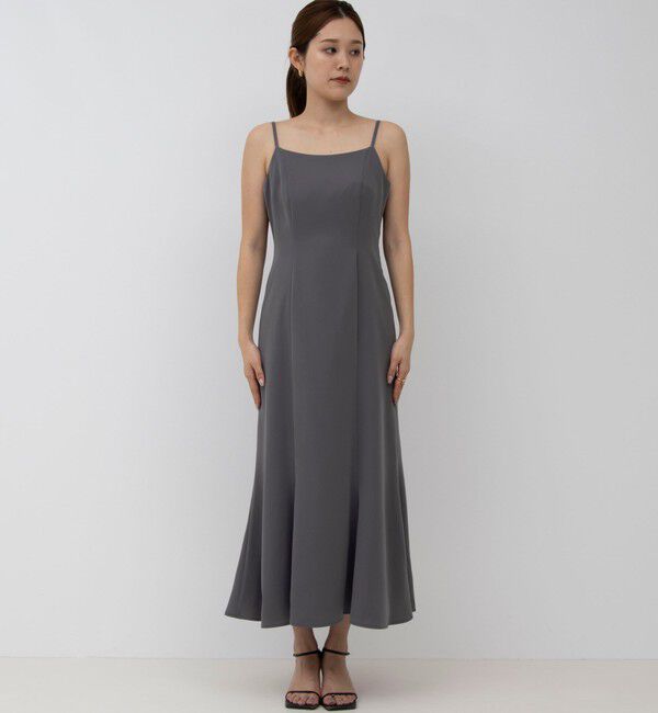 NOLLEY'S「ドットチュールブラウス コンビキャミワンピース」|ワンピース|