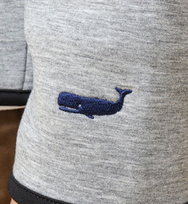NOLLEY'S goodman「クジラ刺繍 ダンボールニット ジップパーカー」|パーカー|