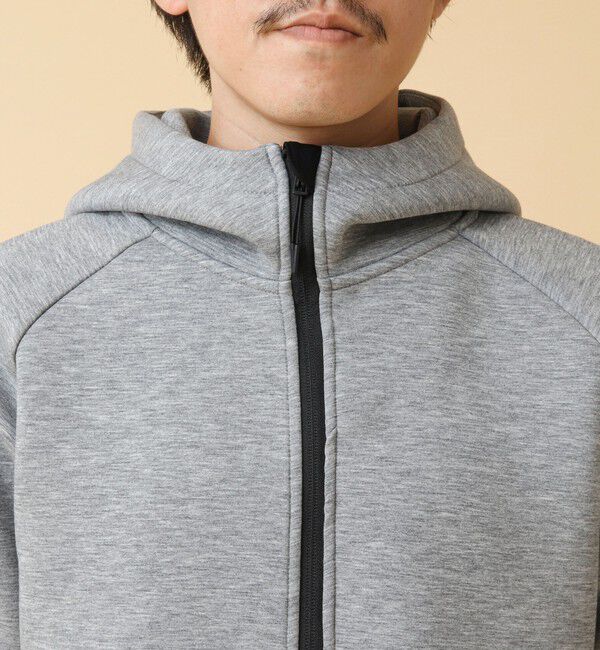 NOLLEY'S goodman「クジラ刺繍 ダンボールニット ジップパーカー」|パーカー|