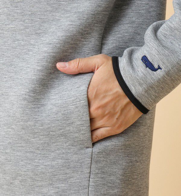 NOLLEY'S goodman「クジラ刺繍 ダンボールニット ジップパーカー」|パーカー|