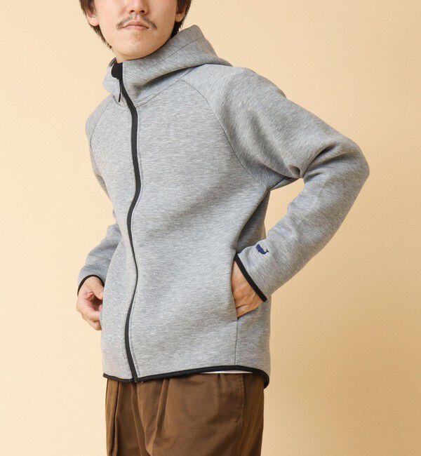 NOLLEY'S goodman「クジラ刺繍 ダンボールニット ジップパーカー」|パーカー|