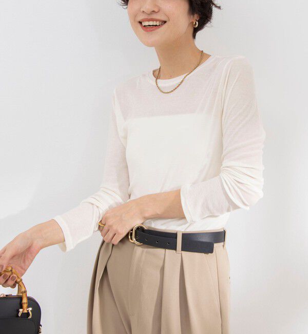 NOLLEY'S sophi「シアーフライス ロンT」|Tシャツ・カットソー|