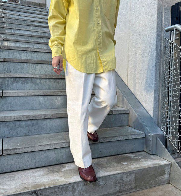 WORK ABOUT「NSOK デニム2タックワイドパンツ 25SS」|デニム|