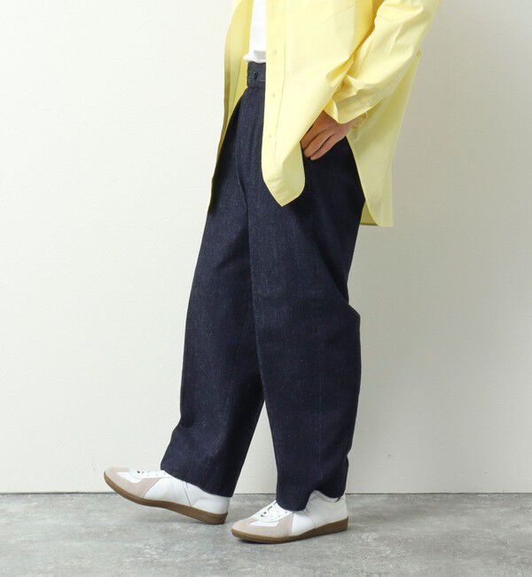 WORK ABOUT「NSOK デニム2タックワイドパンツ 25SS」|デニム|