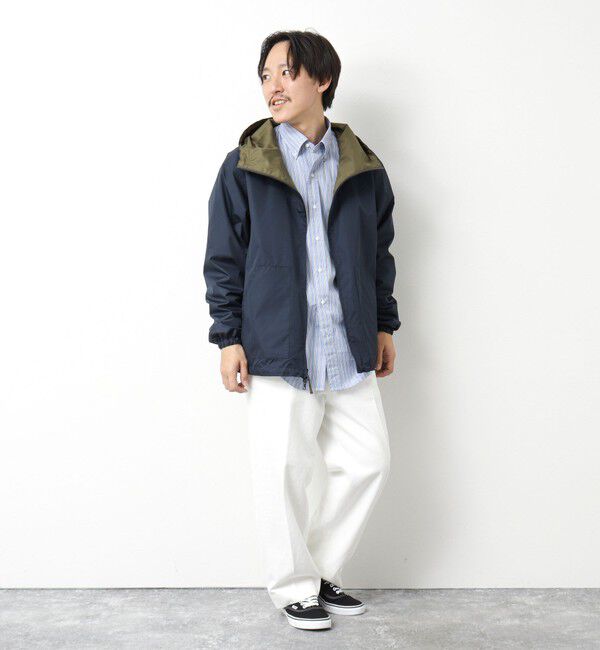 NOLLEY'S goodman「【TAION/タイオン】別注クジラ刺繍 リバーシブルダブルジップパーカー 25SS」|パーカー|