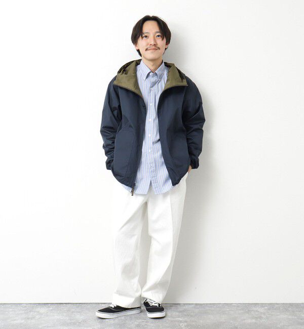 NOLLEY'S goodman「【TAION/タイオン】別注クジラ刺繍 リバーシブルダブルジップパーカー 25SS」|パーカー|